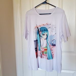 Japanese print tee shirt
